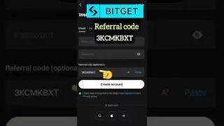 CREATE ACCOUNT ON BITGET || Sign Up Bonus || Referral code #trading #bitget #crypto