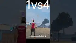 1vs4 cs ranked 🔥 only M500 #freefire @P.K GAMER 1M #shorts
