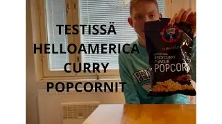 Arvostelen Hello America Spicy Curry Flavour Popcorn #popcorn 