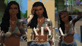 create a sim: mini makeover w. cc (all links in description)
