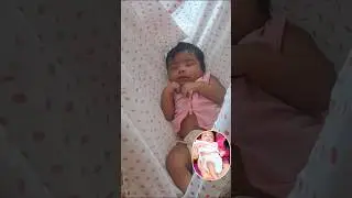 one month baby in cloth cradle #yt #cradles #clothcradle #ytshorts #newparents newp