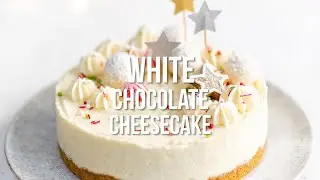 White Chocolate Cheesecake | Supergolden Bakes