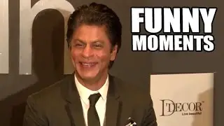 Shahrukh Khan's FUNNY Moments With Reporters