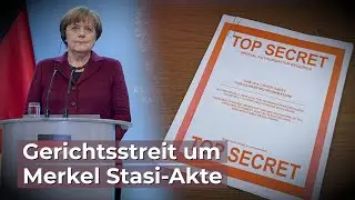 Gerichtsstreit um die Ver&ouml;ffentlichung von Angela Merkels Stasi-Akte