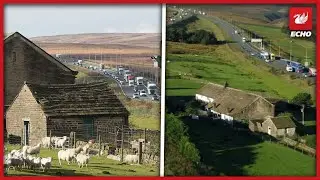 Why is there a house on the M62?