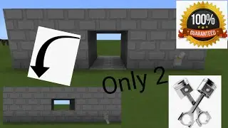 Door with sticky piston only 2