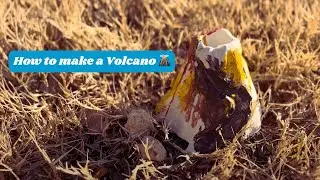 How to make a Volcano 🌋 DIY Science Experiment #nationalgeographic