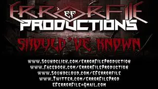 Should've Known **HOPSIN TYPE BEAT** [Prod. by: ErrorFile]