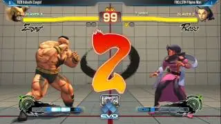 Itabashi Zangief (Zangief) vs FilipinoMan (Rose) - Evo 2014 USF4
