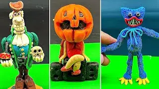 Huggy Wuggy | FNF girlfriend | Doctor Livesey | Clay making