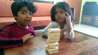 Jaden Review Tube - Jenga battle from FUNSKOOL