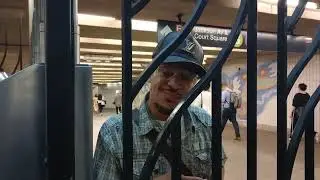 MTA Transit Punk Spat On My Face - Court Square Train Station - October 3rd, 2023 (Evening)