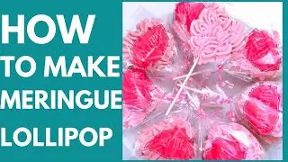 Meringue Lollipop Hearts