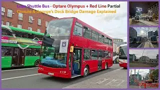 Luas Red Line Temporary Buses - Closure Between The Point & Connolly + Georges Dock Bridge Explained