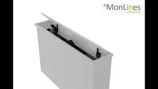 MonLines MLS TV Lift, drehbar mit automatischem Klappen&ouml;ffner