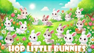 Hop Little Bunnies  |  Kids song  |  Action Songs