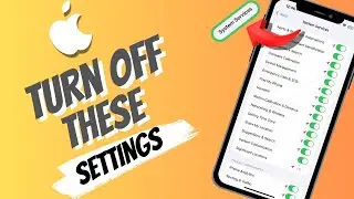TURN OFF These iPhone System Services Now! - QUICK METHOD