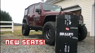 NEW SEATS FOR THE JEEP * BRAUM RACING*