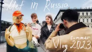 VLOG 08.2023 | Met in Russia | Friends from Cyprus in St.P.