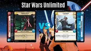 Barriss Destruction vs. Cal Force Blue | Star Wars Unlimited Local Gameplay