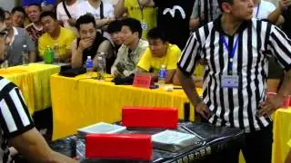SAL Armwrestling Championship 2015 - Jiseung Hong Vs Strong China Puller Quarter Final