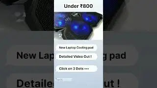 Best cooling pad for gaming laptop under 1000 | Laptop cooling pad | Cooling pad for laptop |