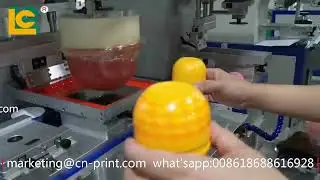 large size one color open ink well cup pad printer