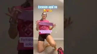 Gl&uacute;teos con banda desde casa #fitness #ejercicio #gluteos #gym #workout