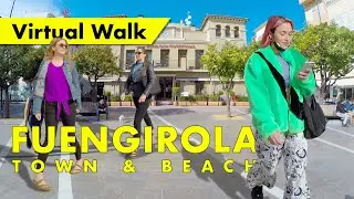 Fuengirola 🇪🇸 walking tour - Jan 22 - Avda. de M&iacute;jas to Fuengirola beach, Costa del Sol virtual tour
