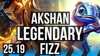 AKSHAN vs FIZZ (MID) | 15/2/4, Legendary | EUW Master | 25.19