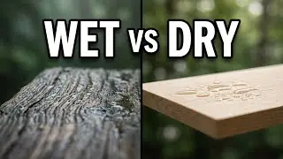 I Built the Same Project With Wet Wood vs Dry Wood &mdash; Big Mistake