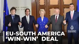 EU and South America&rsquo;s Mercosur bloc announce &lsquo;win-win&rsquo; free trade deal