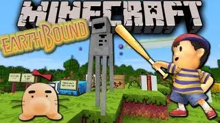 Minecraft 1.6: EarthBound Resource Pack! Индивидуальные звуки, музыка, текстуры