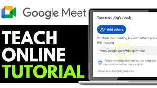 How To Teach Online With Google Meet - A Guide For Teachers 2026 (FULL TUTORIAL)