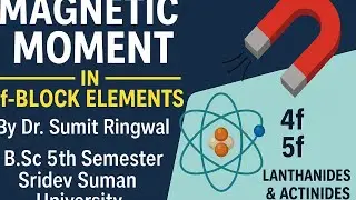 Magnetic Moment in f-Block Elements | Lanthanides & Actinides Explained