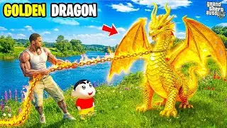 Franklin Bring GOLDEN DRAGON to HOME by Drawing in Magic Paper | Most Shocking Life Story