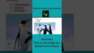 How to Use Image as a Bullet Point in Word #youtubeshorts #shorts #tricks