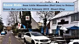 Snow Ride , Little Missenden to Holmer Green
