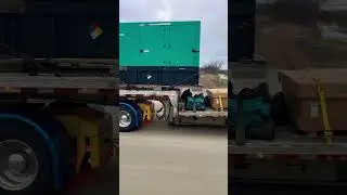 Peterbilt hauling step deck Racine Wisconsin! Dsd #trucking #truck #truckdriver #shorts