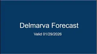 Delmarva Forecast 01/29/2026