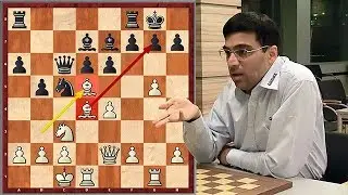 Absolutely Impressive Double Bishop Sacrifice By Viswanathan Anand