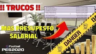 PES 2020 COMO TEMER MAS 💲PRESUPUESTO SALARIAL LIGA MASTER