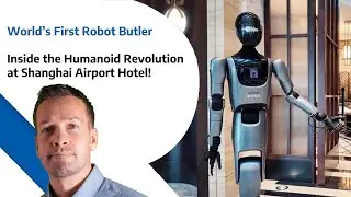 World&rsquo;s First Robot Butler - Inside the Humanoid Revolution at Shanghai Airport Hotel!