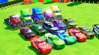 Colorful Emergency Vehicle Transport &ndash; Journey to a New Destination