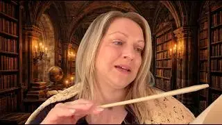 ASMR at the moonlight library 🌙 📖 Ancient remedies for insomnia 📖