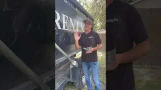 Dump trailer tarp repair #dumpster #repairing