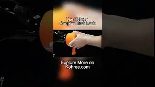 How to Use The Strong Kohree Coupler Hitch Lock#hitchlock #couplerhitchlock #rvaccessories #kohree
