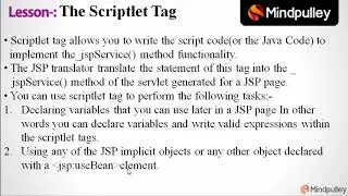 112 Scriptlet tag 1 - Advance Java Beginners to Expert