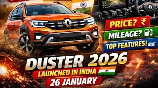 Renault Duster 2026 Launched in India 🇮🇳 | Price, Mileage, Features & First Look (26 Jan)