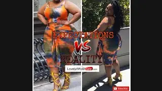 EXPECTATION vs REALITY |LOVELY WHOLESALE PLUS SIZE CLOTHING HAUL|